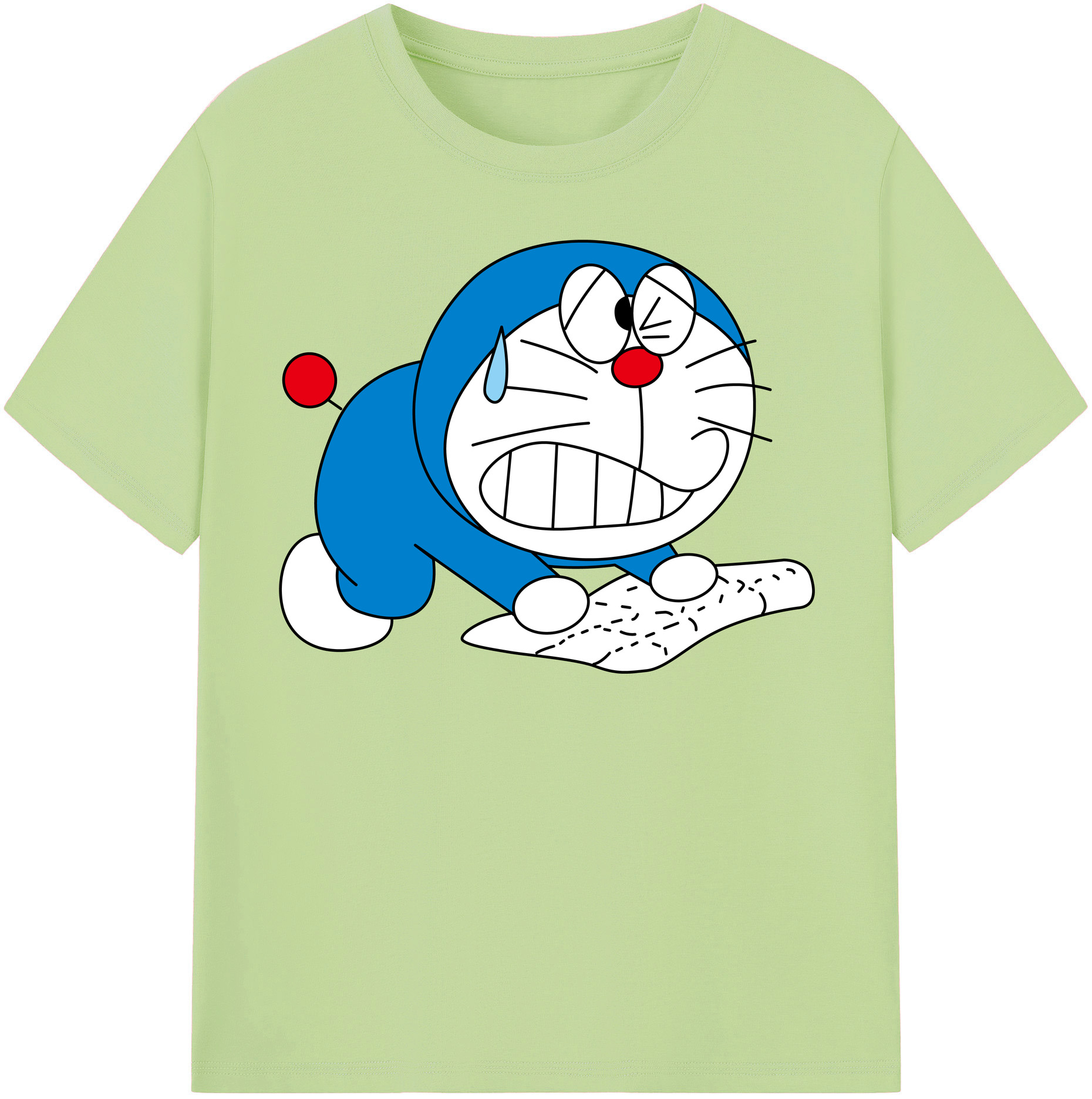 （画像用） ドラえもん Doraemon 綿100％半袖Tシャツ（フロントプリント）